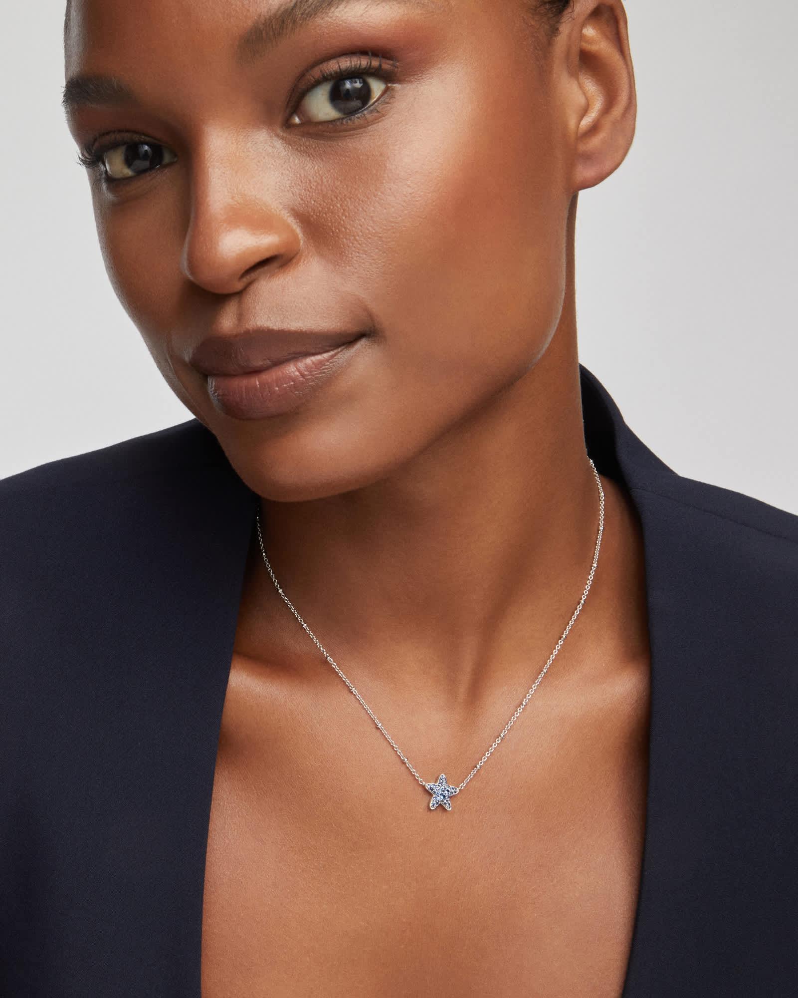 Jae Star Silver Pave Huggie Earrings Product Image