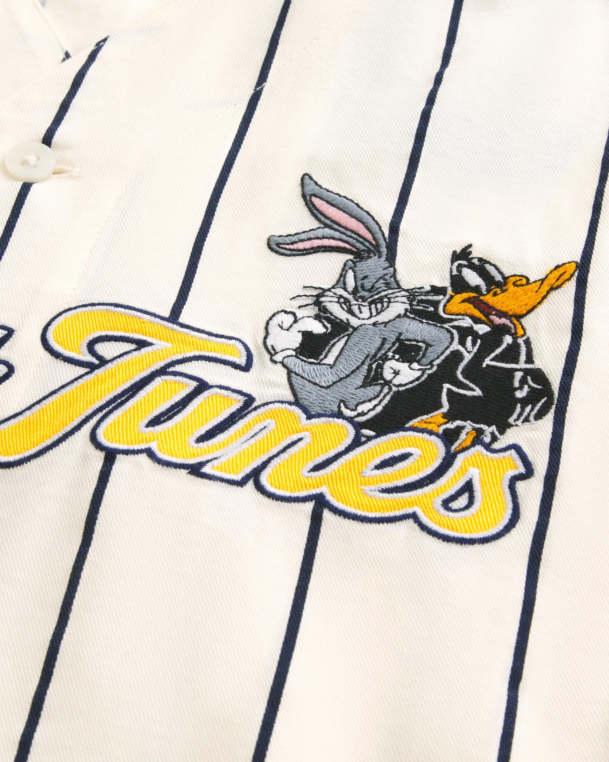 Boxy Dr Pepper Graphic Baseball Jersey Product Image