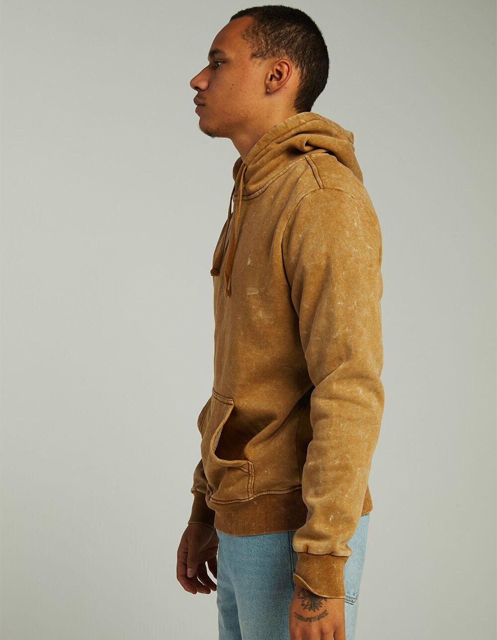 RSQ Mens Washed Hoodie - KHAKI Product Image