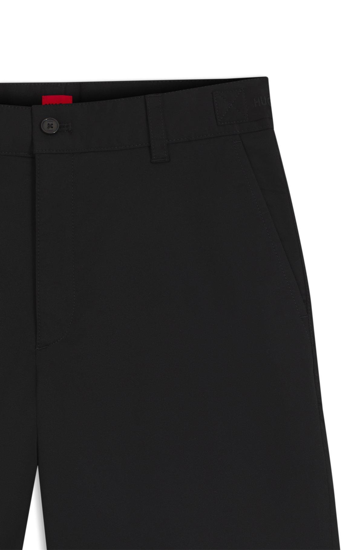 Slim-fit shorts in mercerized stretch cotton Product Image