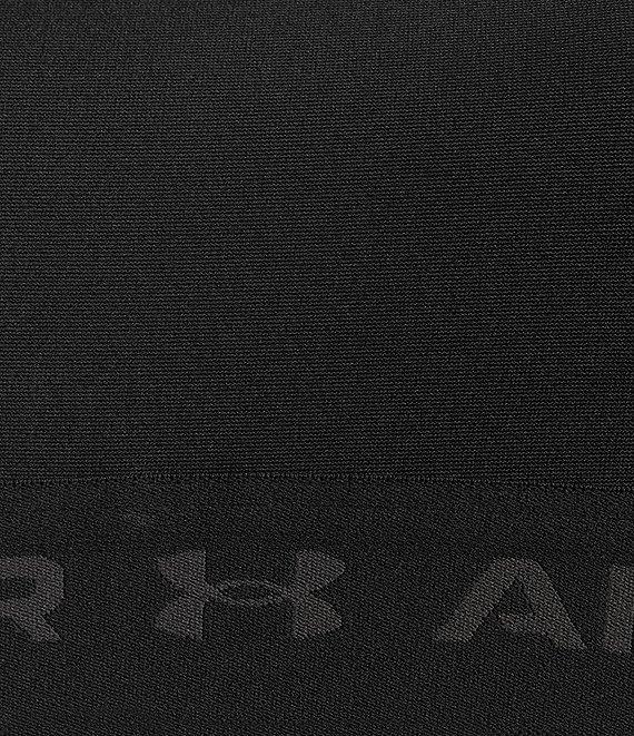 Under Armour Solid Double Layer HeatGear Scoop Neck Cross Back Sports Bra Product Image