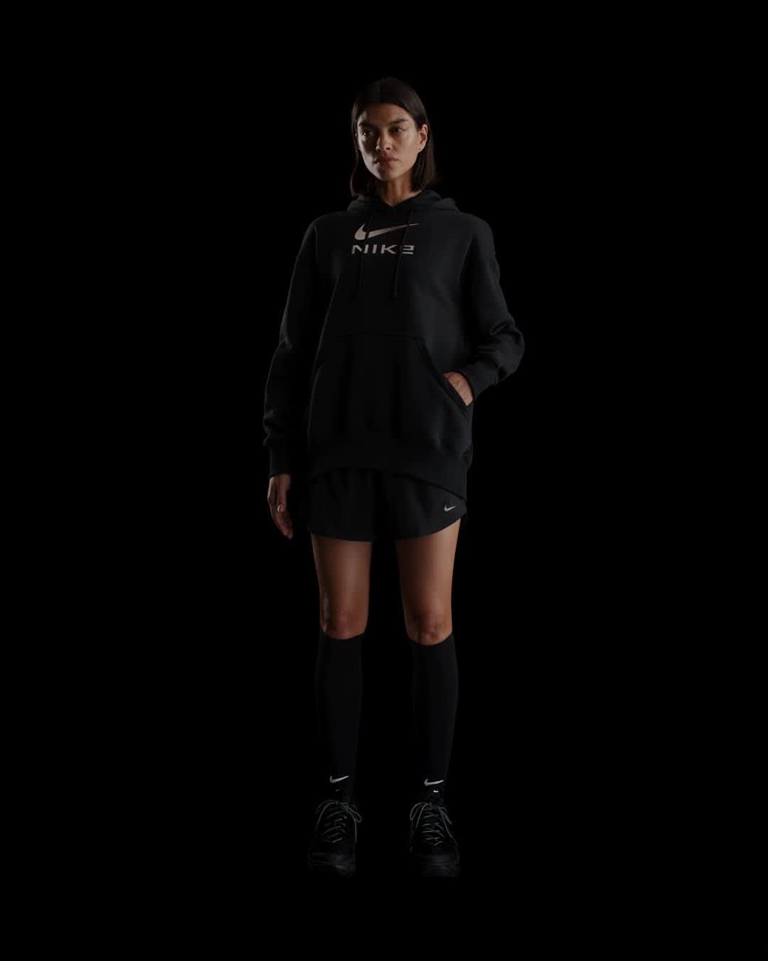 Nike Sportswear Phoenix Fleece Women's Oversized Pullover Graphic Hoodie Product Image