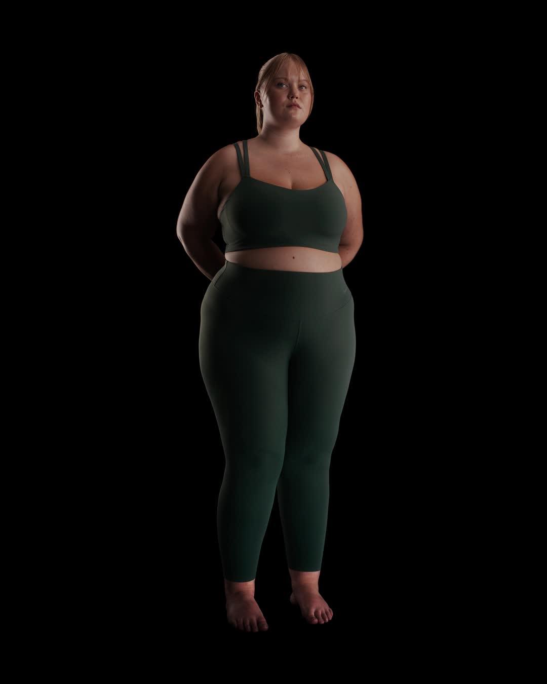 Nike Womens Zenvy Strappy Light-Support Padded Sports Bra (Plus Size) | DQ2810-478 Product Image