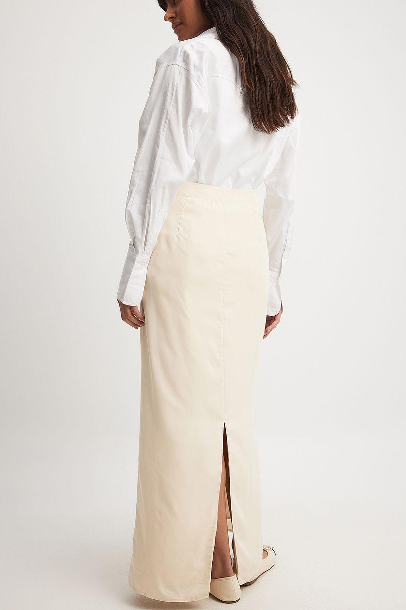 Flowy Pocket Detail Maxi Skirt Product Image