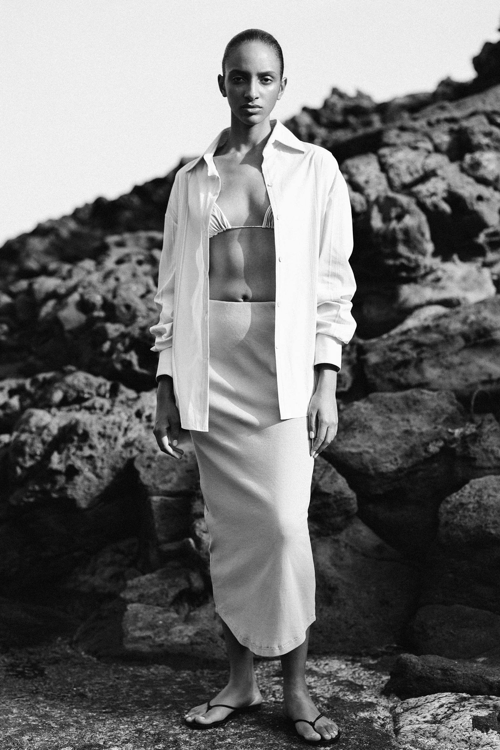 Loire Skirt Taupe - Final Sale Product Image