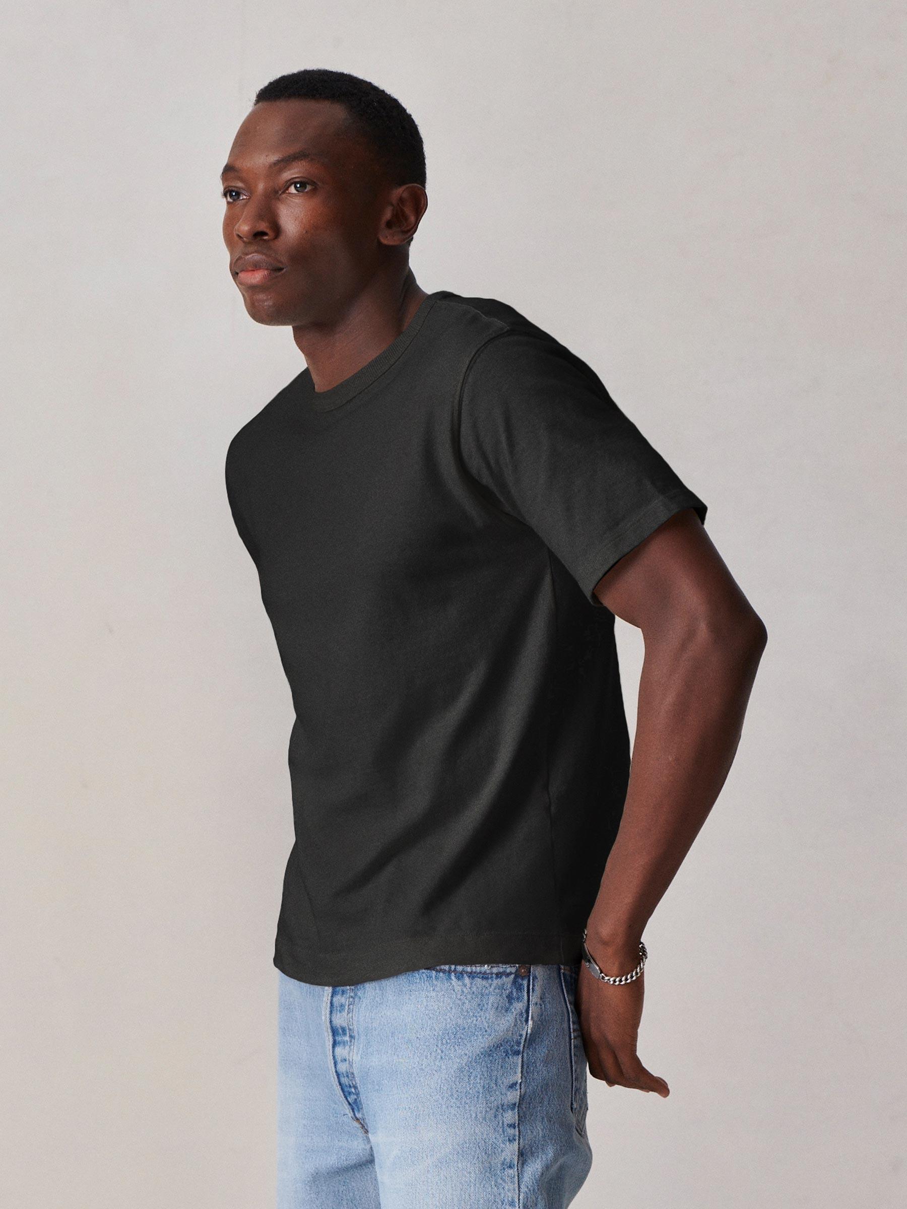 Vintage Black Toughknit 90s Boxy Tee Product Image