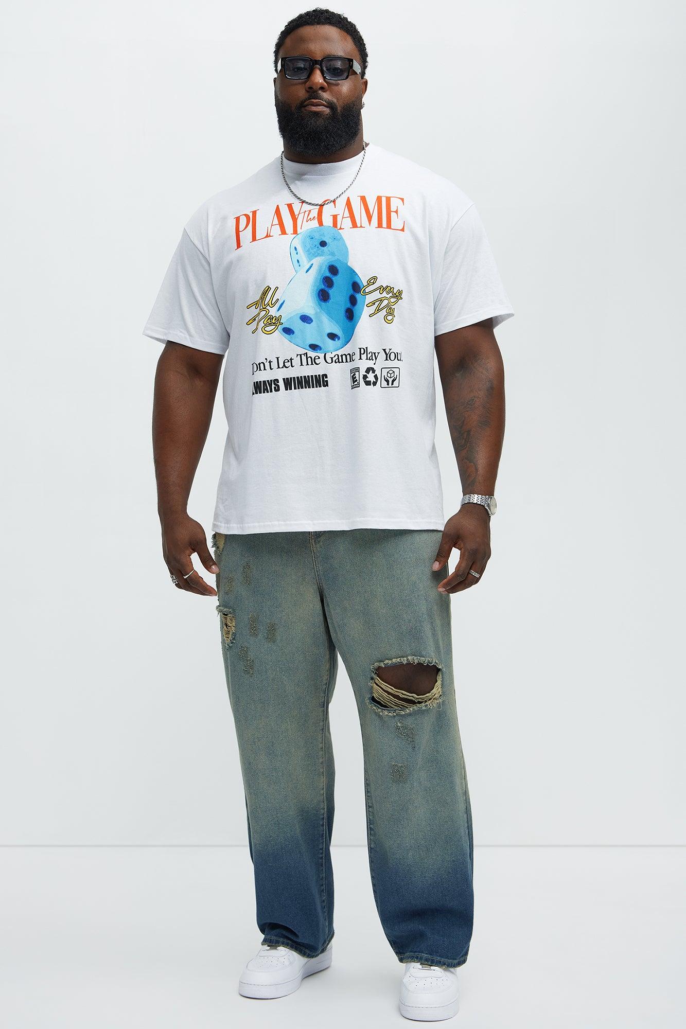 Play The Game Short Sleeve Tee - White Product Image