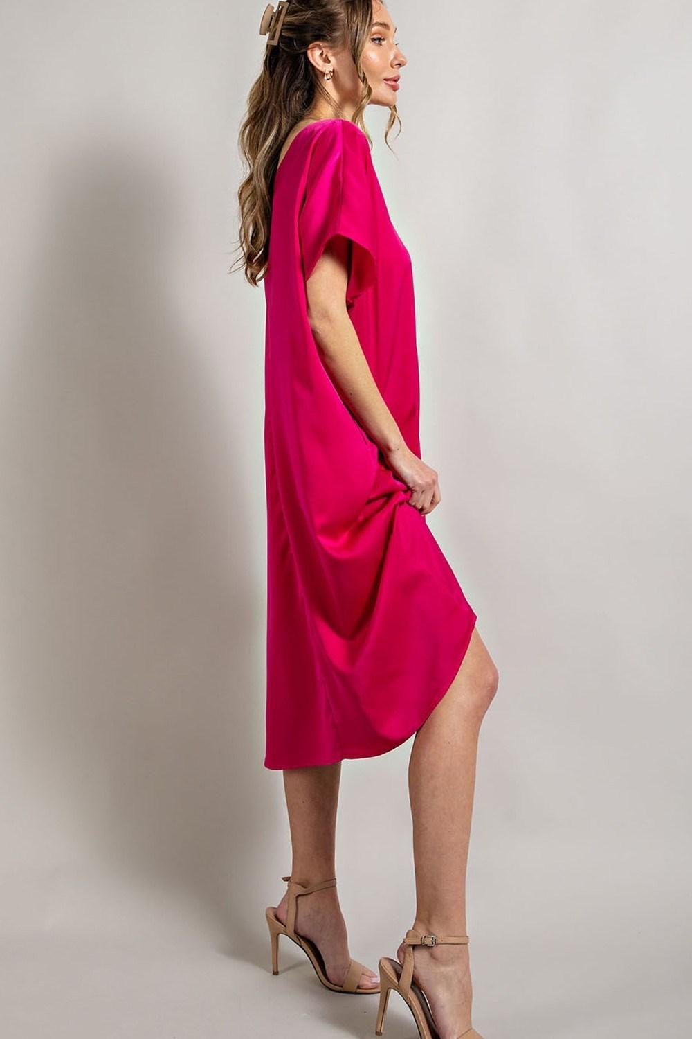 In the Garden Satin Dress Product Image