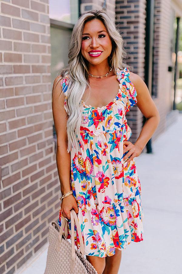 Beyond A Memory Shift Dress In Cream Product Image