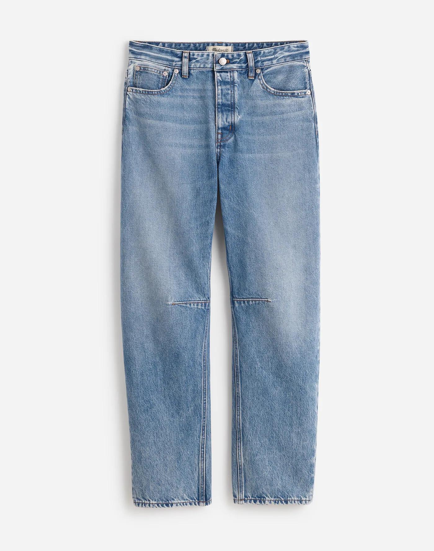 The Petite Darted Barrel-Leg Jean Product Image