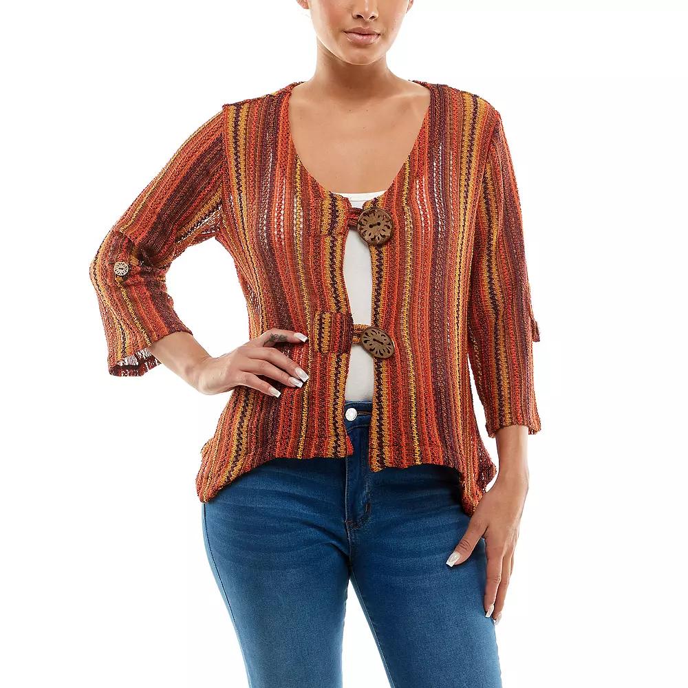 Women's Nina Leonard Button-Front Bolero,  Product Image