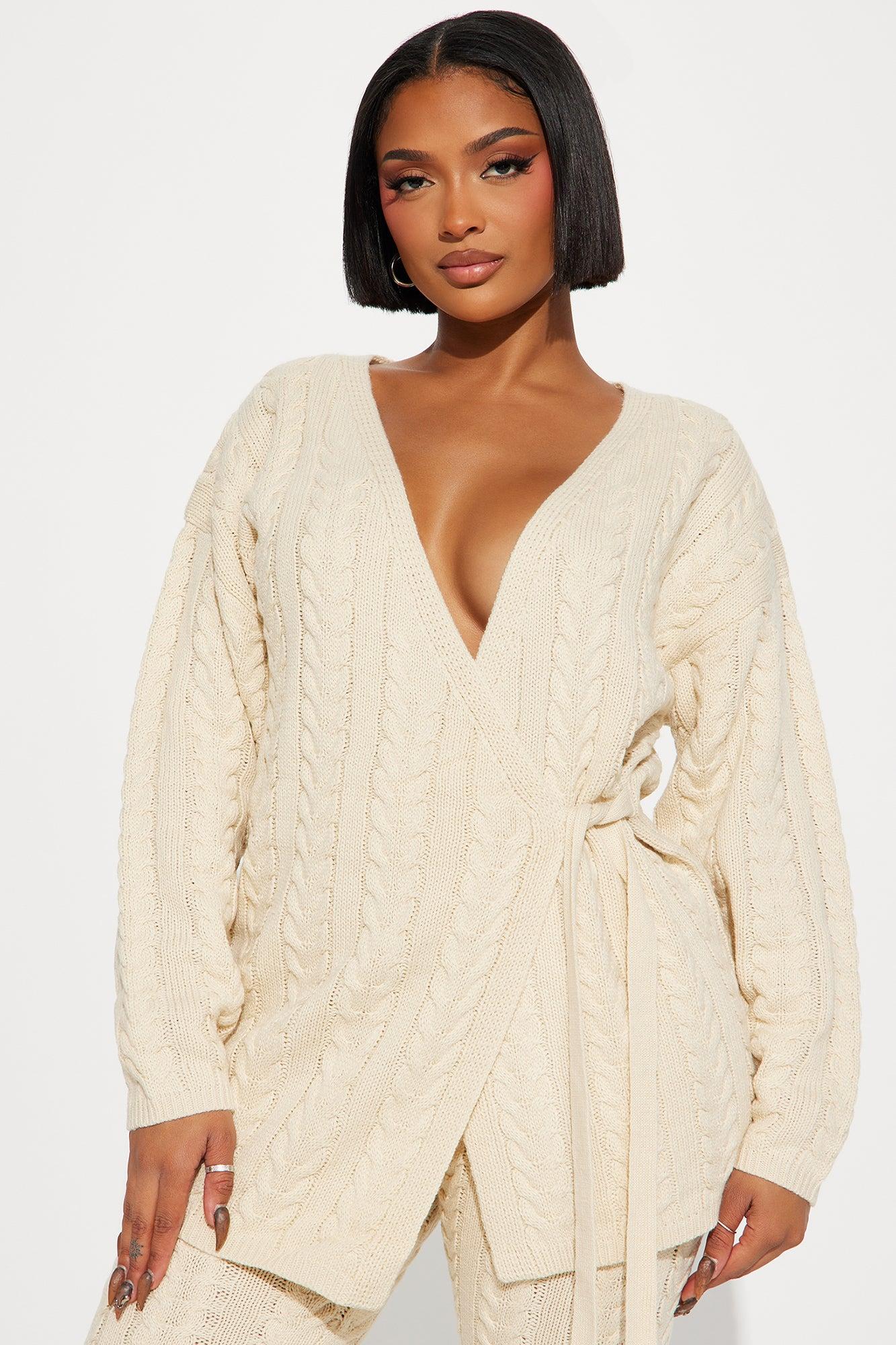 Keeley Sweater Pant Set - Cream Product Image