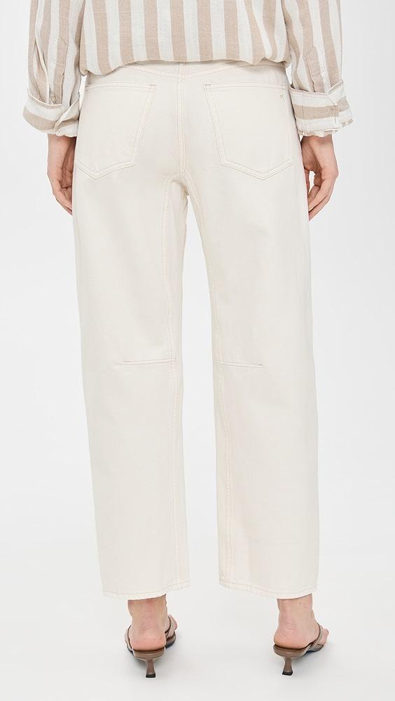 Madewell The Darted Barrel Leg Jeans | Shopbop Product Image