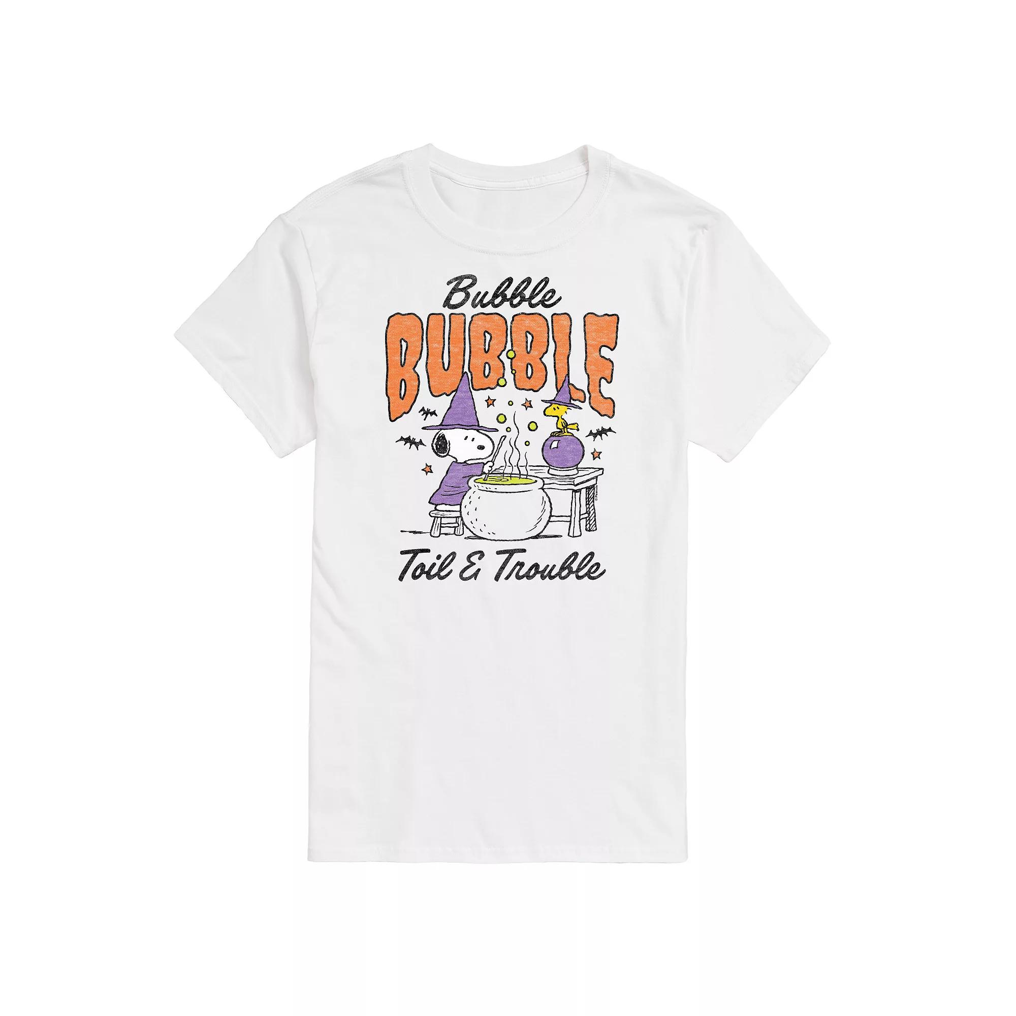 Men's Peanuts Bubble, Bubble, Toil & Trouble Graphic Tee,  Product Image