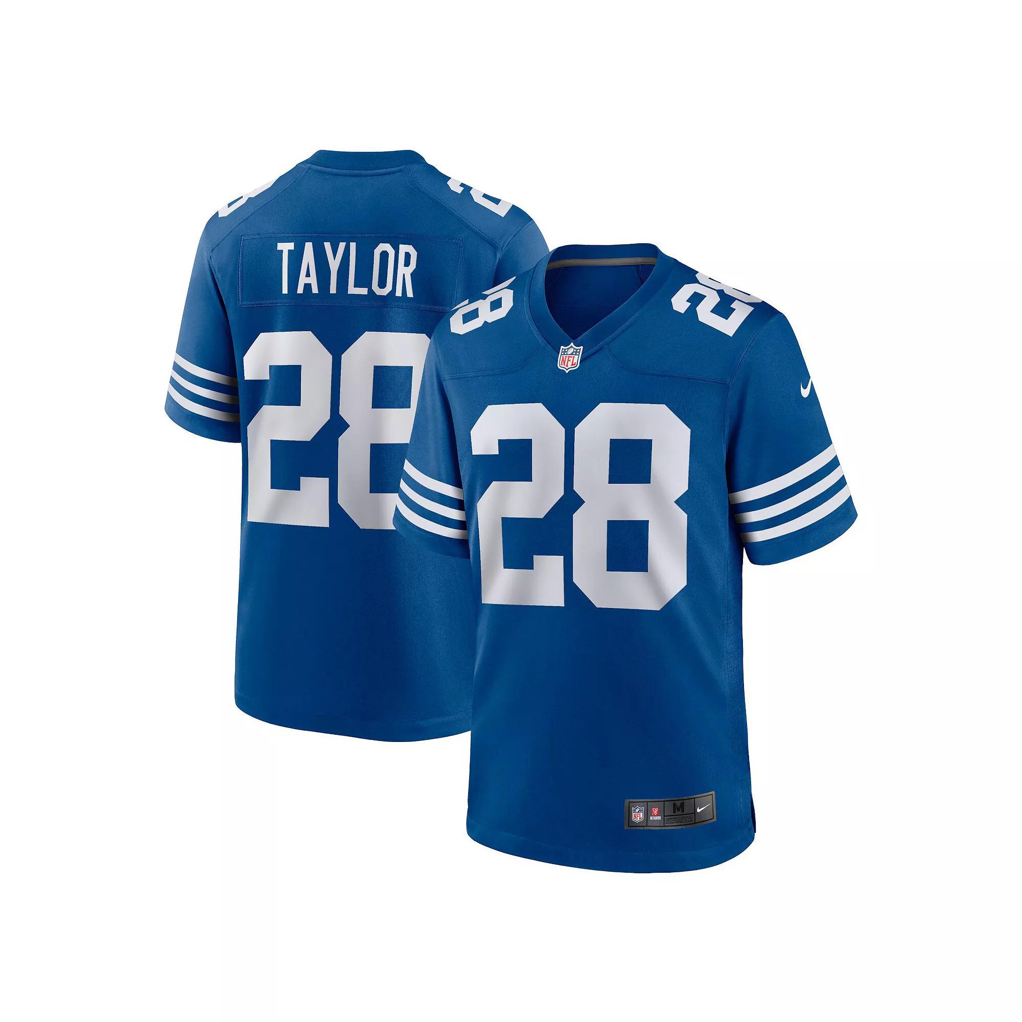 Mens Nike Jonathan Taylor Royal Indianapolis Colts Alternate Game Jersey Product Image