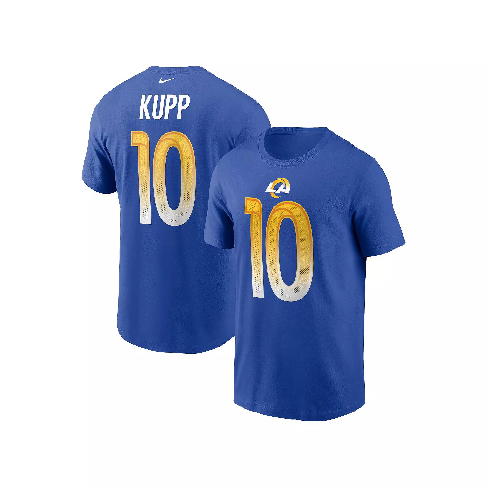 Men's Nike Cooper Kupp Royal Los Angeles Rams Name & Number T-Shirt, Size: Large, Blue Product Image