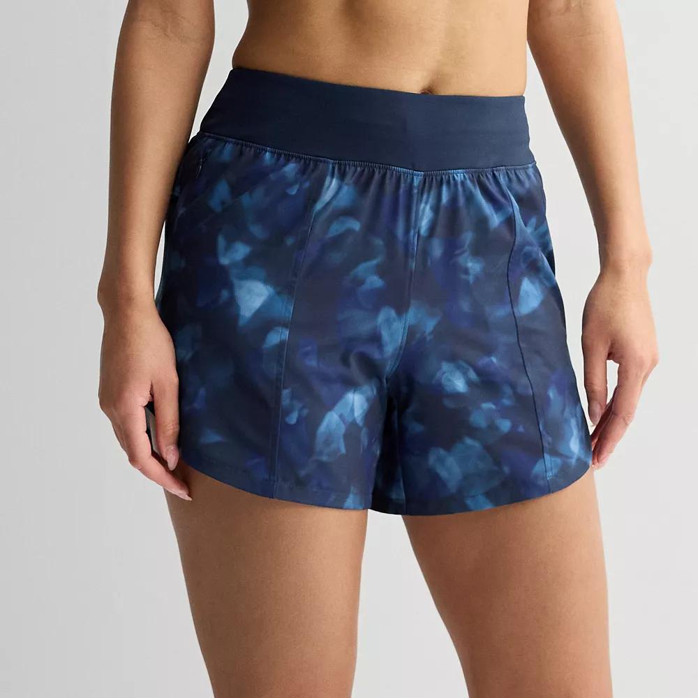 Women's Tek Gear® Multi-Purpose Shorts, Size: XXL, Blue Flittering Product Image