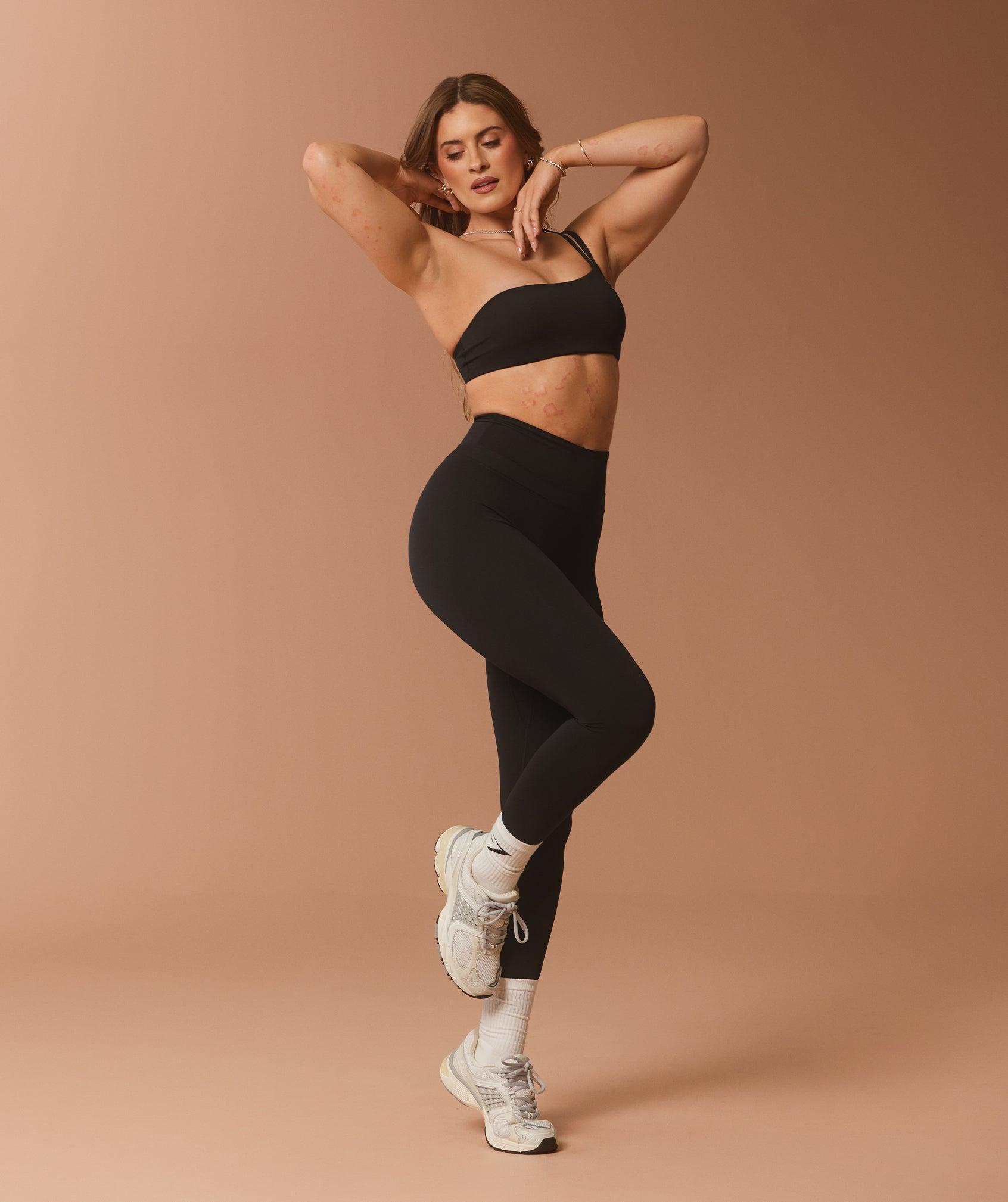 Gymshark Whitney Leggings - Black Female Product Image