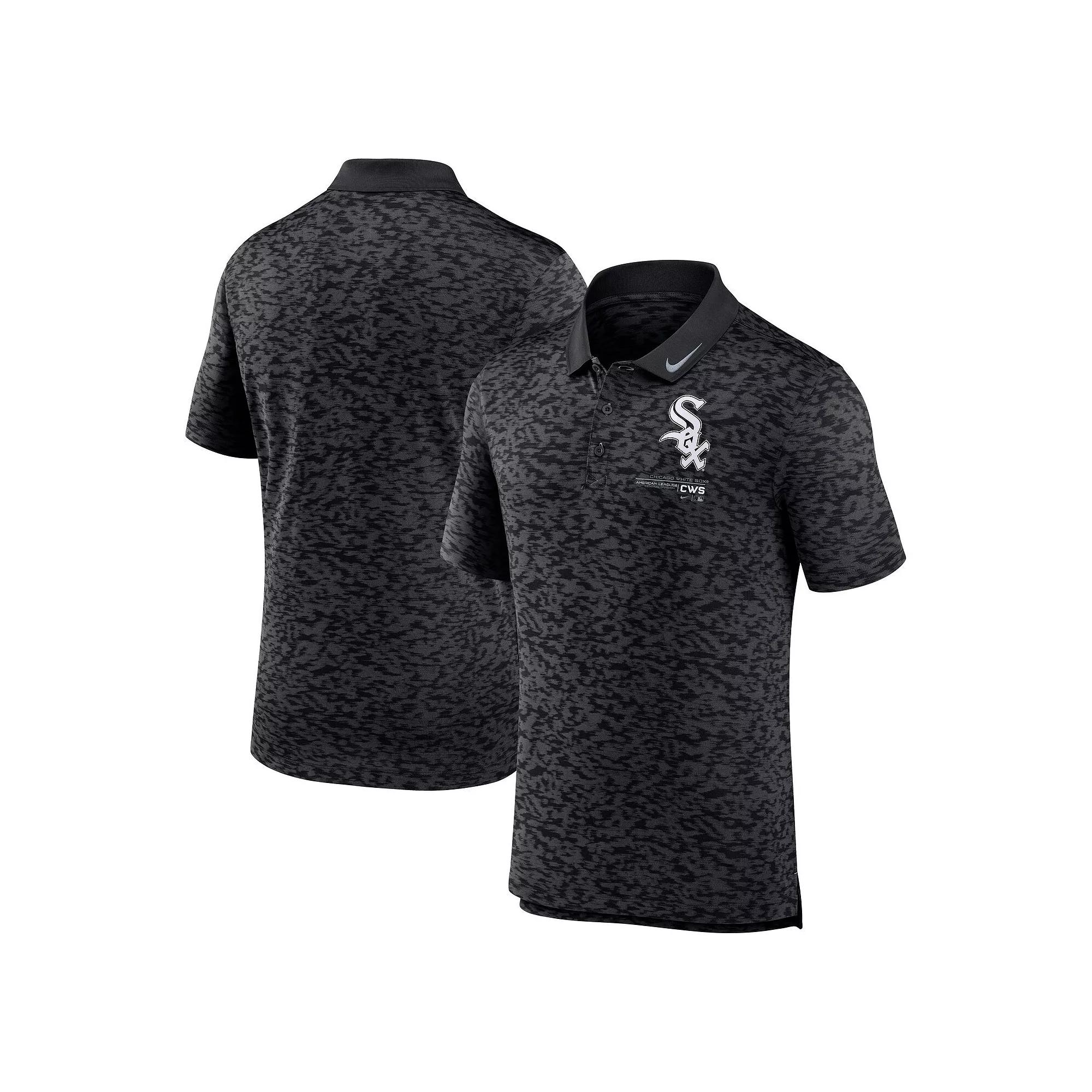 Men's Nike Black Pittsburgh Pirates Next Level Polo,  Product Image