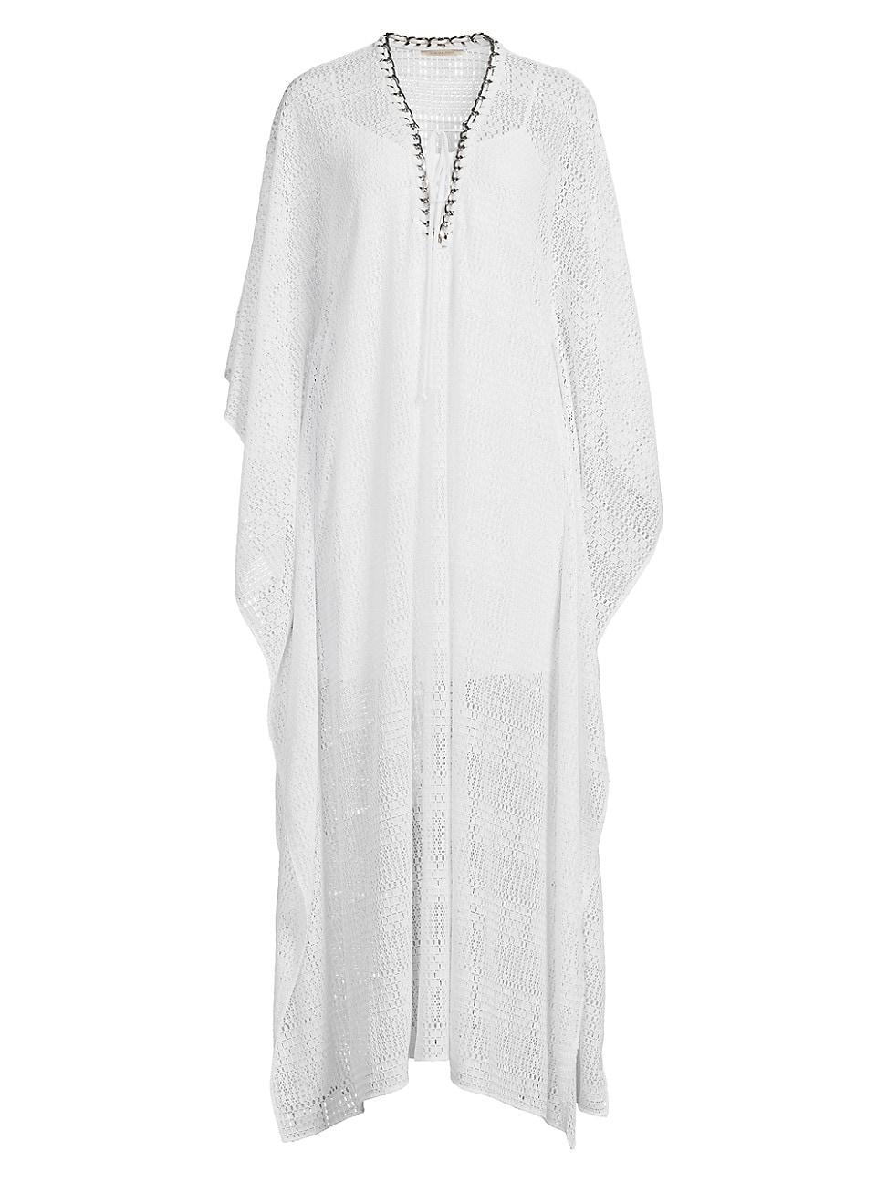 Womens Ruth Lace Long-Sleeve Caftan Product Image