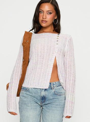 Lenker Knit Jumper Lilac Product Image