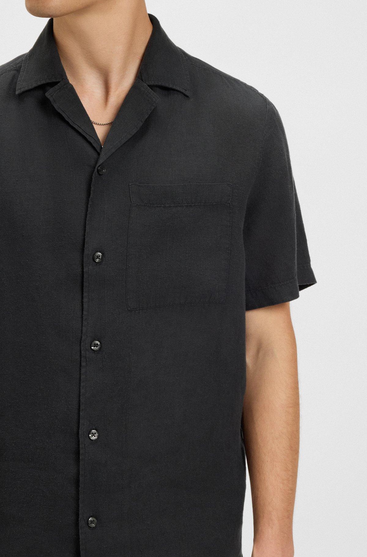Relaxed-fit multi-occasional shirt in linen Product Image