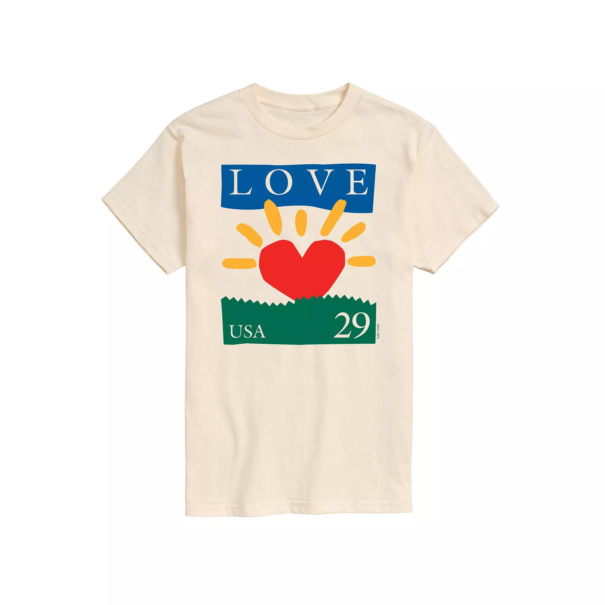 Men's USPS Love 29 Stamp Tee,  Product Image