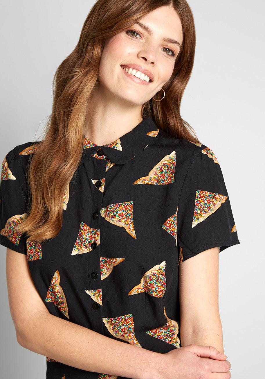 Making That Fairy Bread Button-Up Top (Final Sale) Product Image