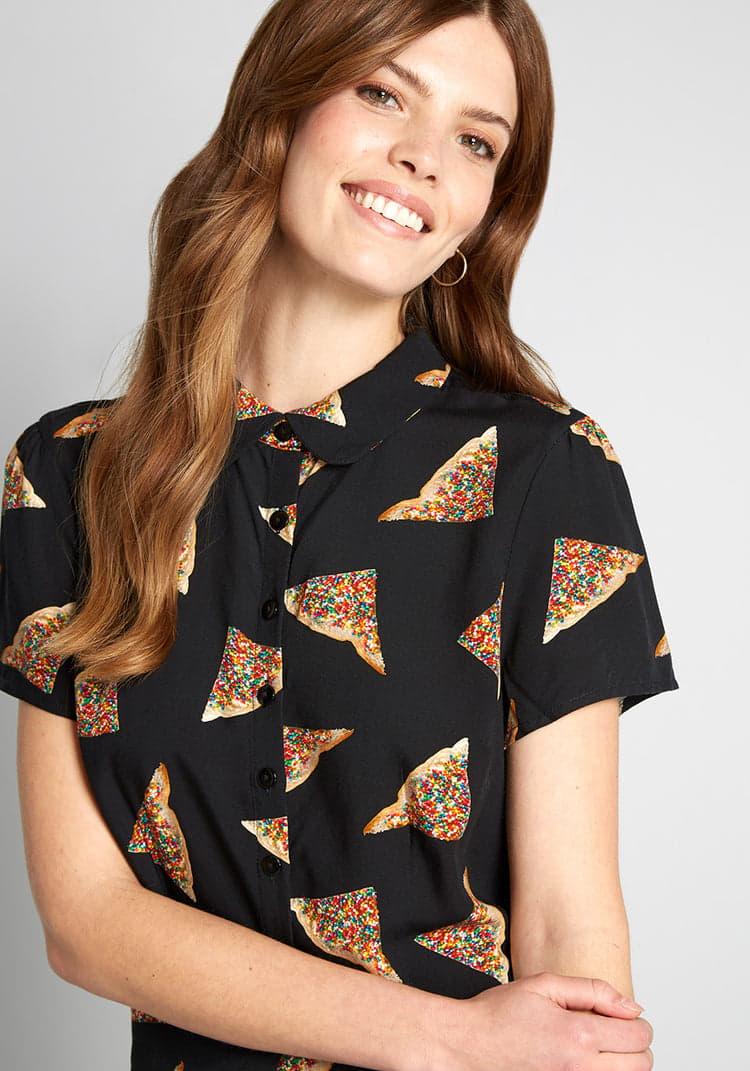 Making That Fairy Bread Button-Up Top (Final Sale) Product Image