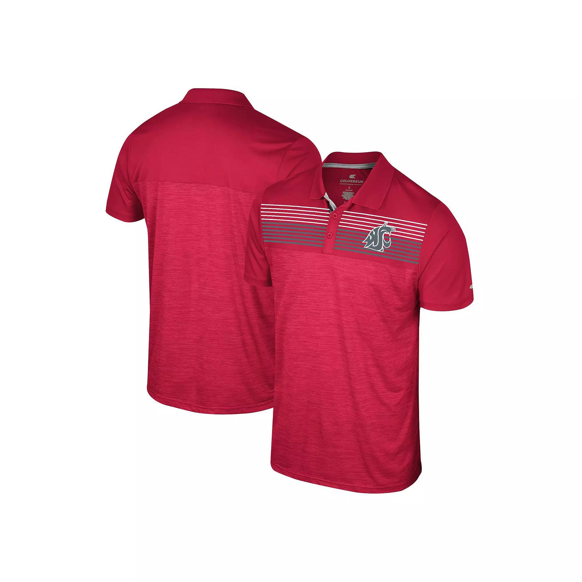 Men's Colosseum Crimson Alabama Crimson Tide Big & Tall Langmore Polo, Size: 3XB, Red Product Image