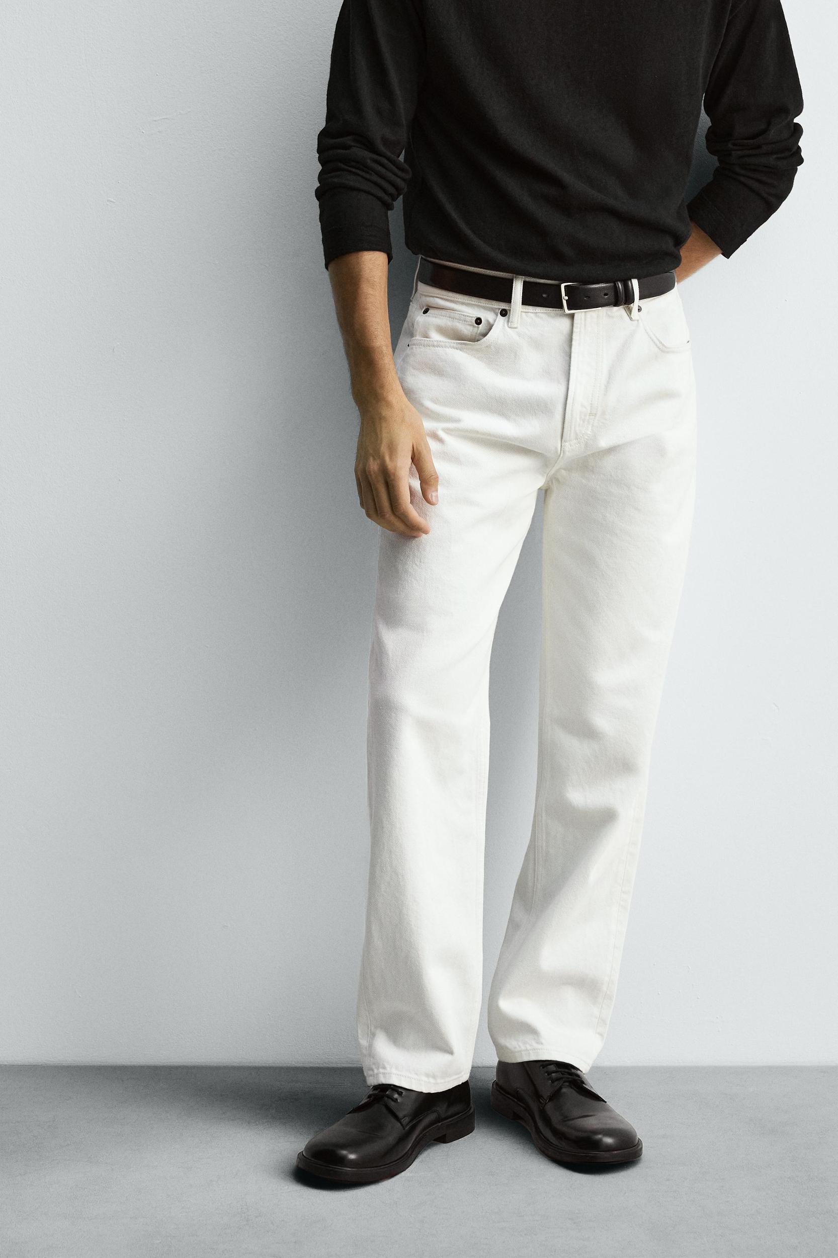 STRAIGHT ANKLE FIT JEANS Product Image