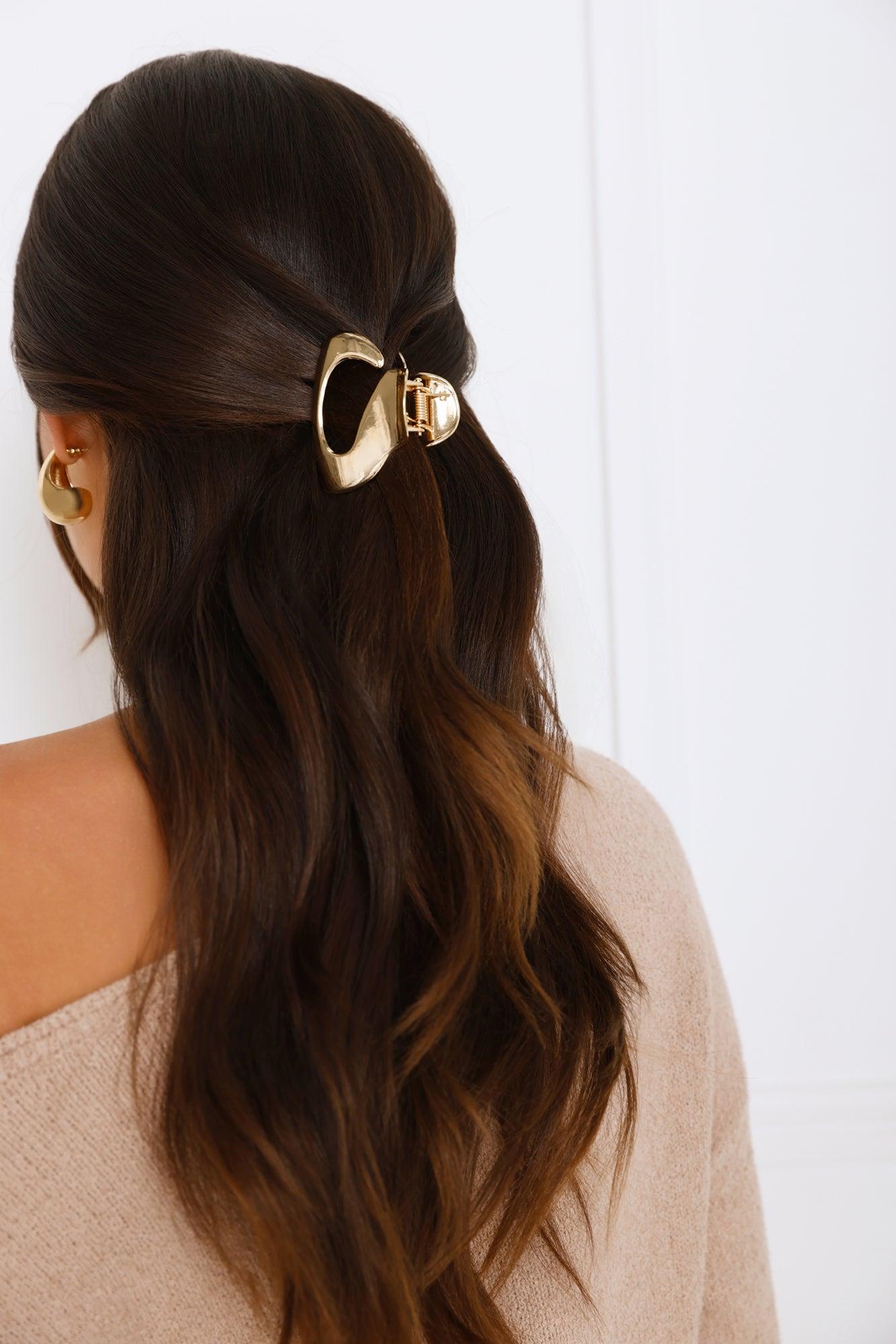 Not Your Average Claw Clip Gold Product Image