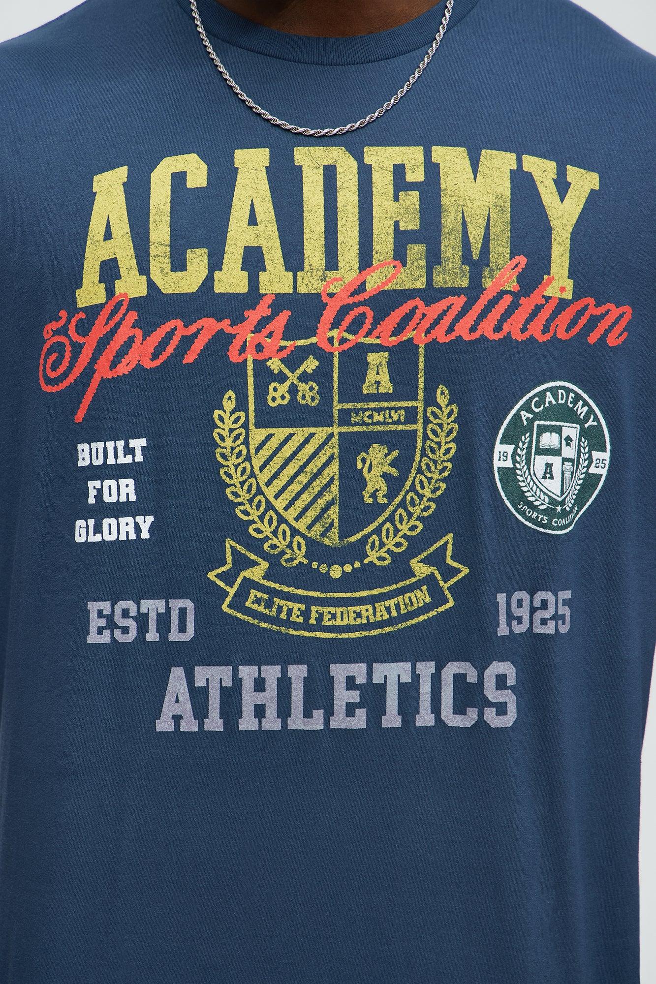 Academy Athletics Short Sleeve Tee - Blue Male Product Image