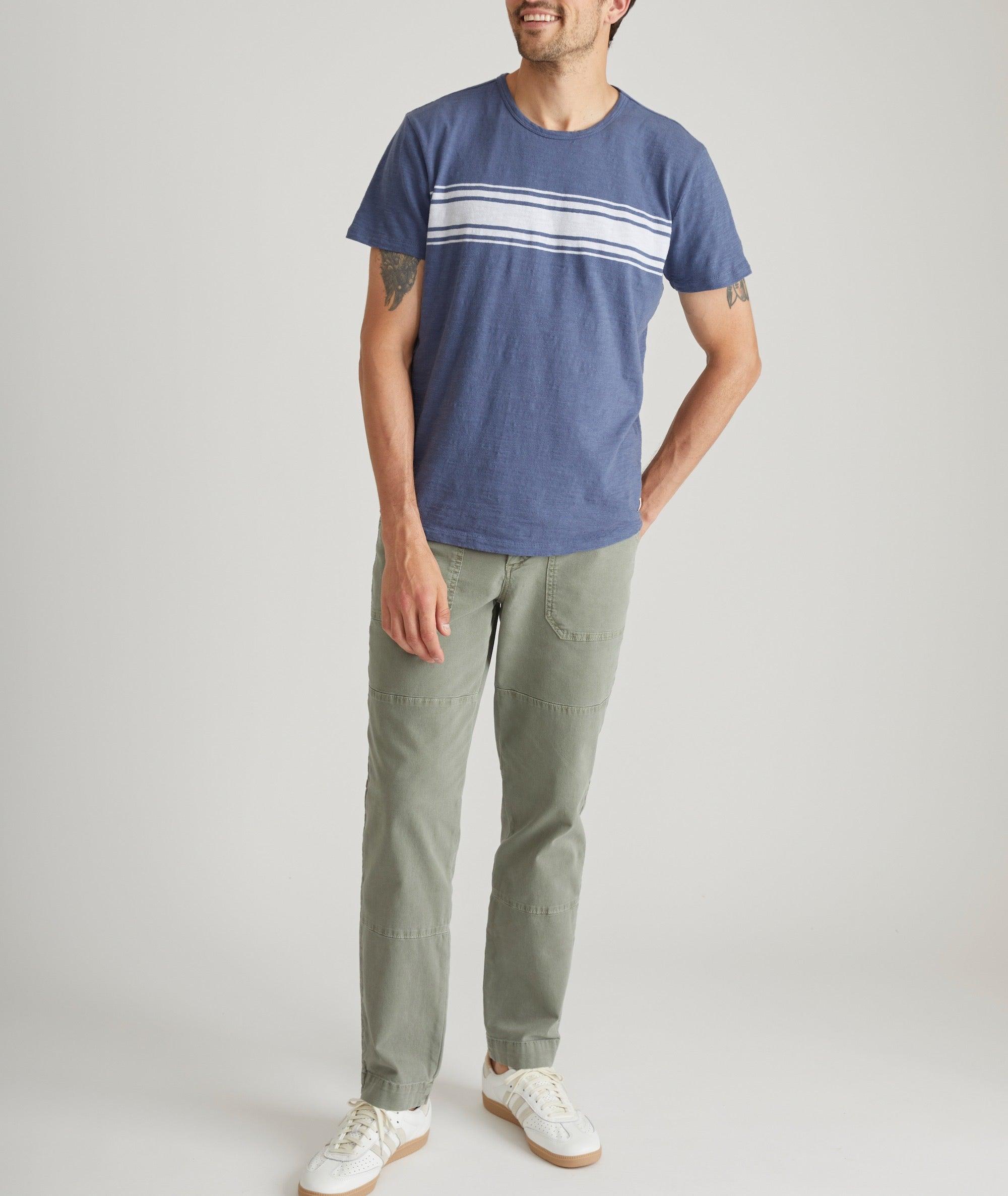 Vintage Heavy Slub Stripe Tee Product Image