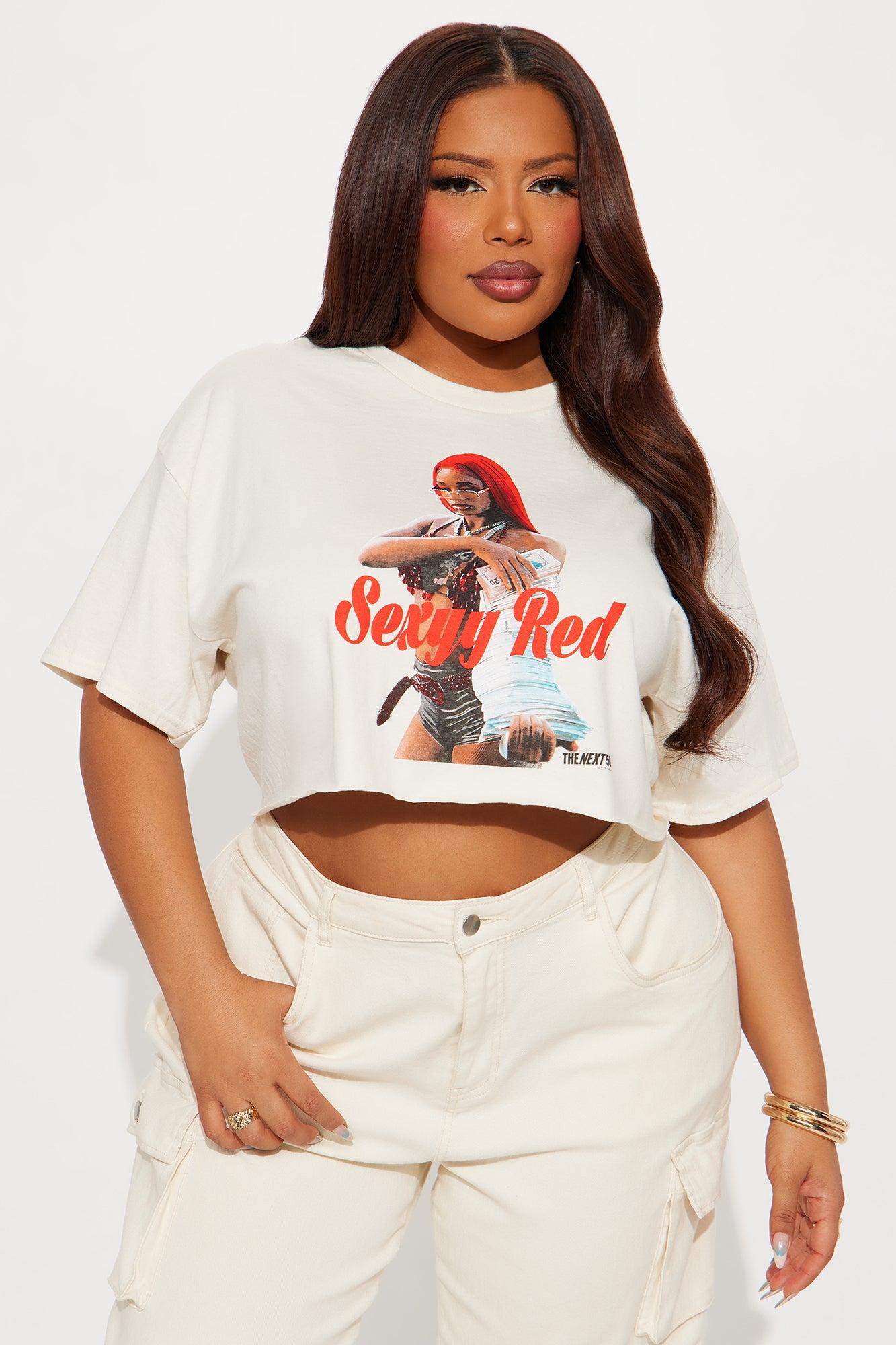 Sexyy Red Get It Tee - Cream Female Product Image