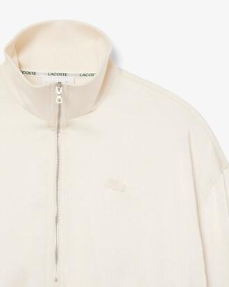 High Zipped Neck Oversized Popover Jacket Product Image