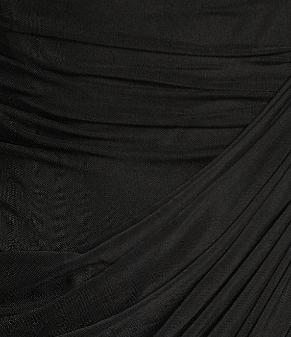 I.N. San Francisco Power Mesh Sweetheart Neck Long Sleeve Dress Product Image