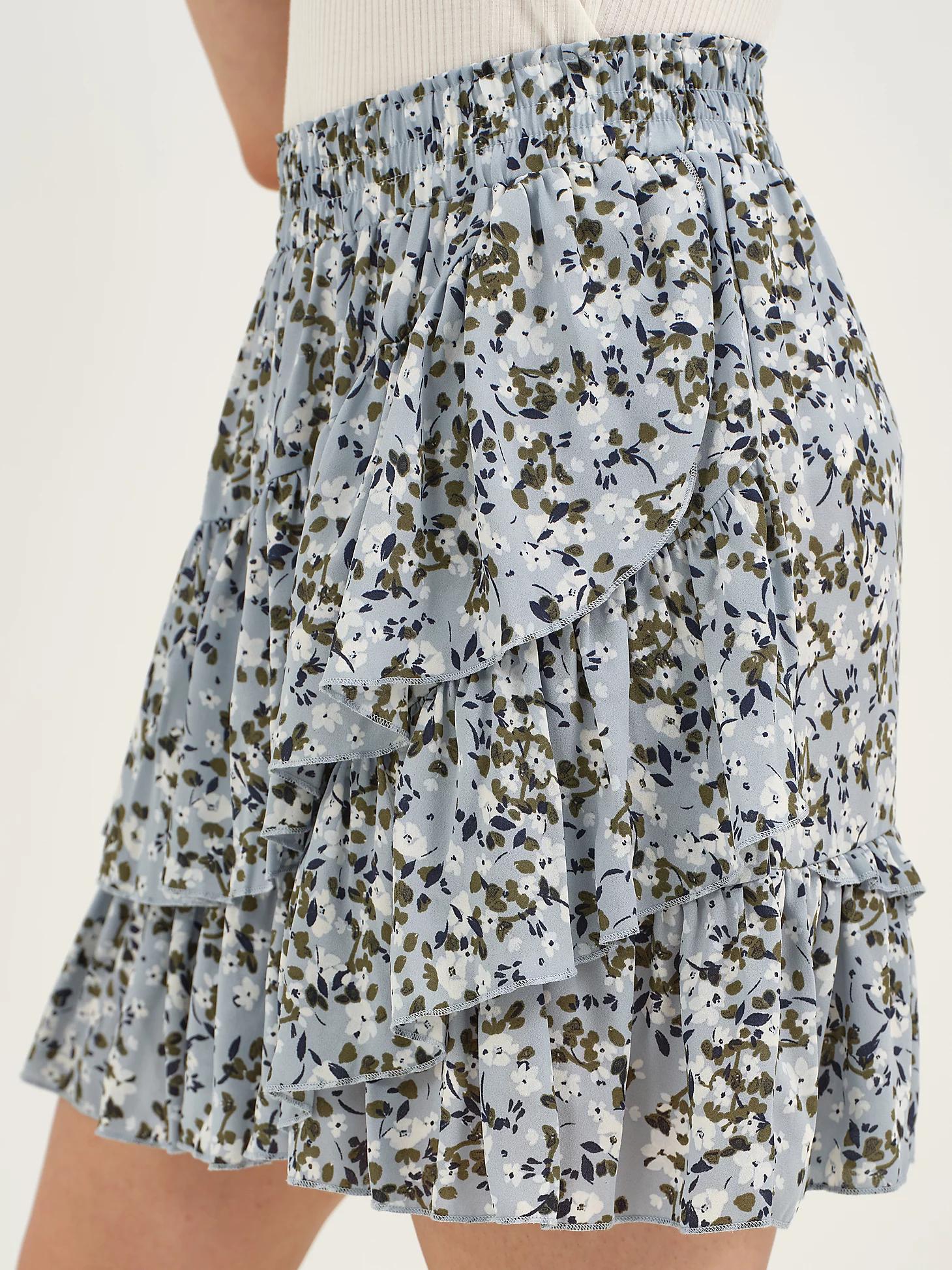 Women's Short Ruffle Layered Skirt | Women's Skirts & Dresses | Lee® Product Image