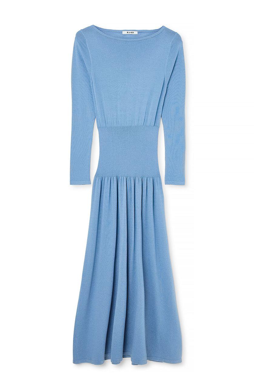 Knitted Waist Detail Maxi Dress Product Image