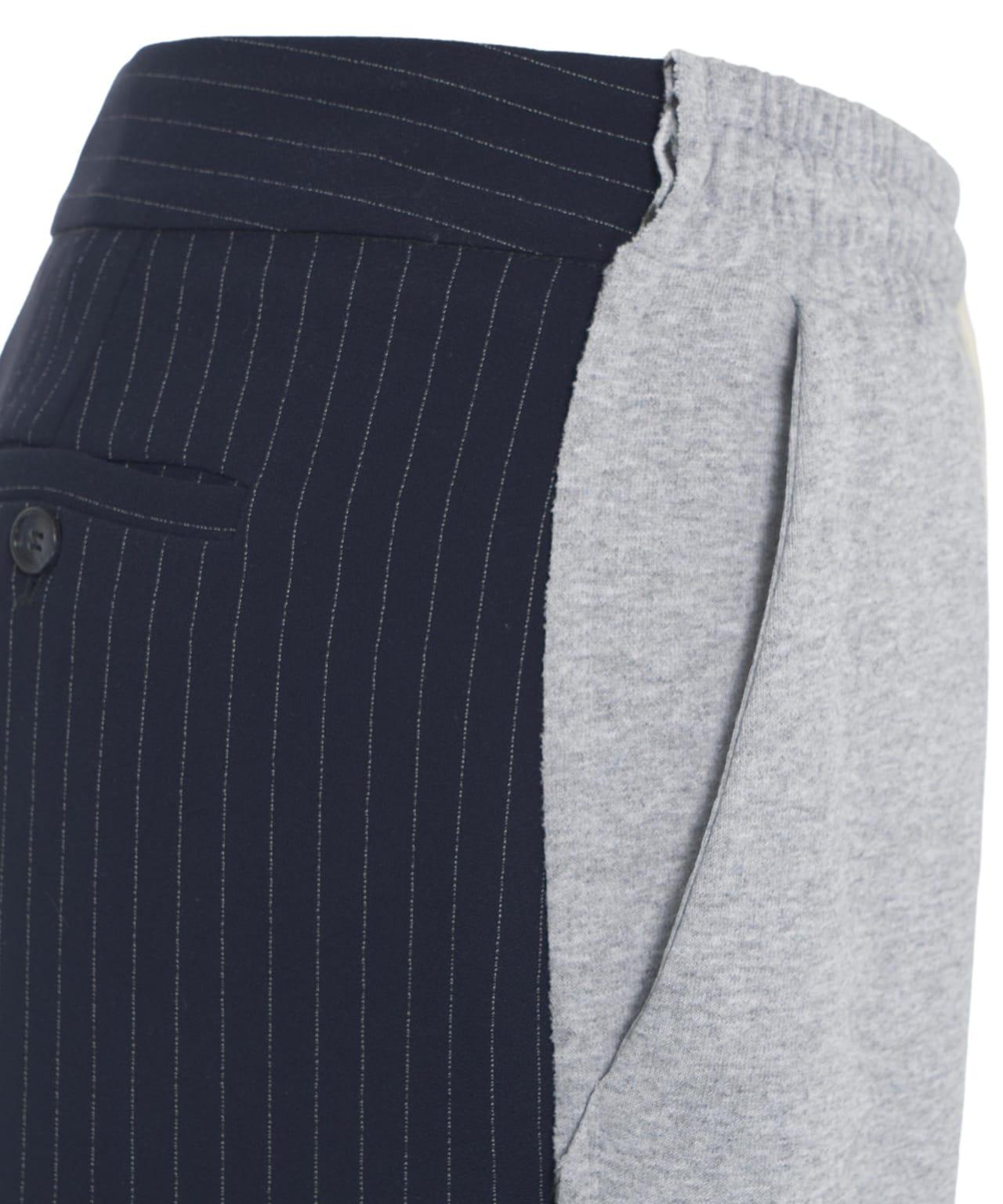 Jogging pants with contrasting material Product Image