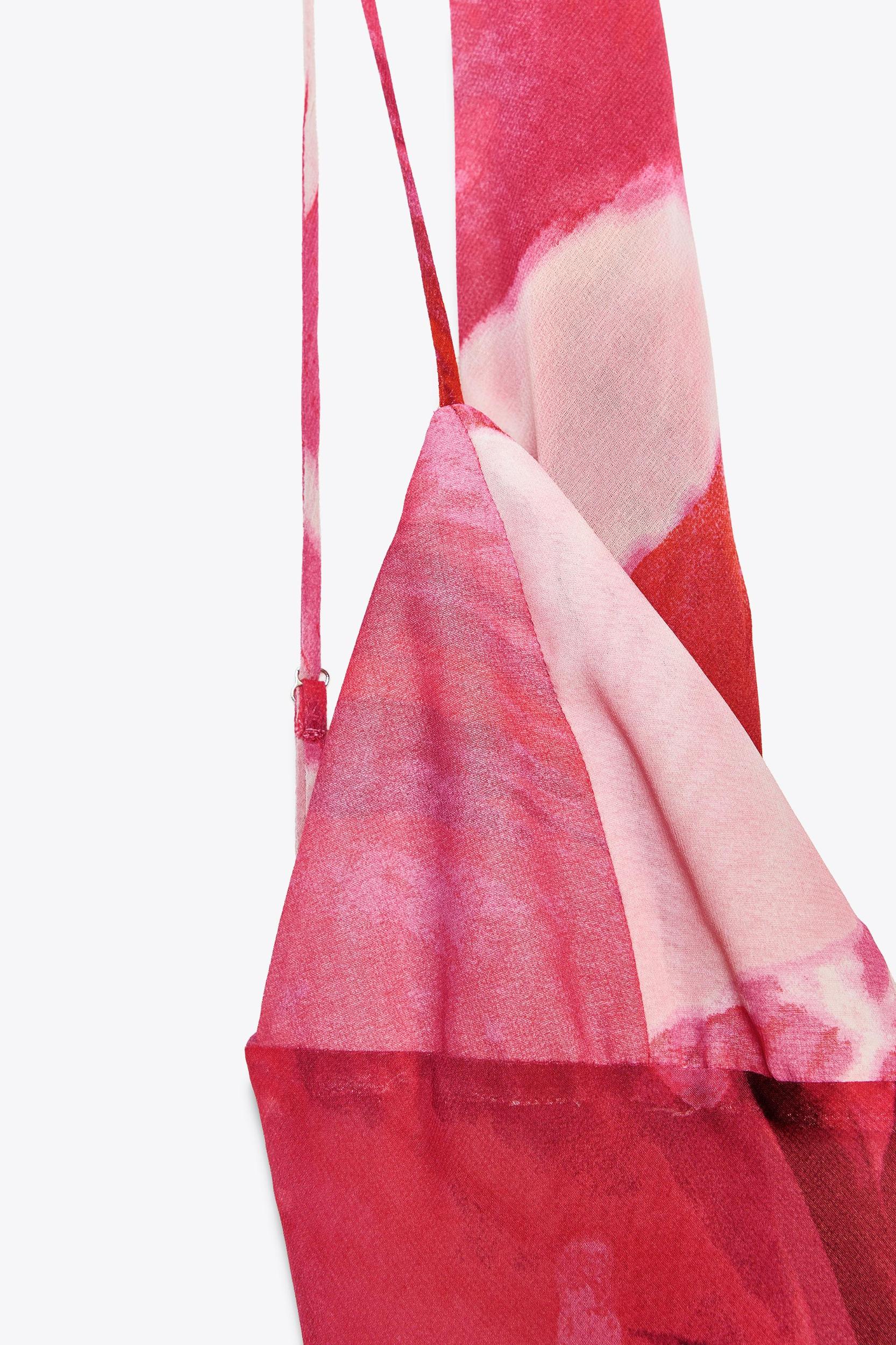 FOULARD PRINT LONG DRESS Product Image