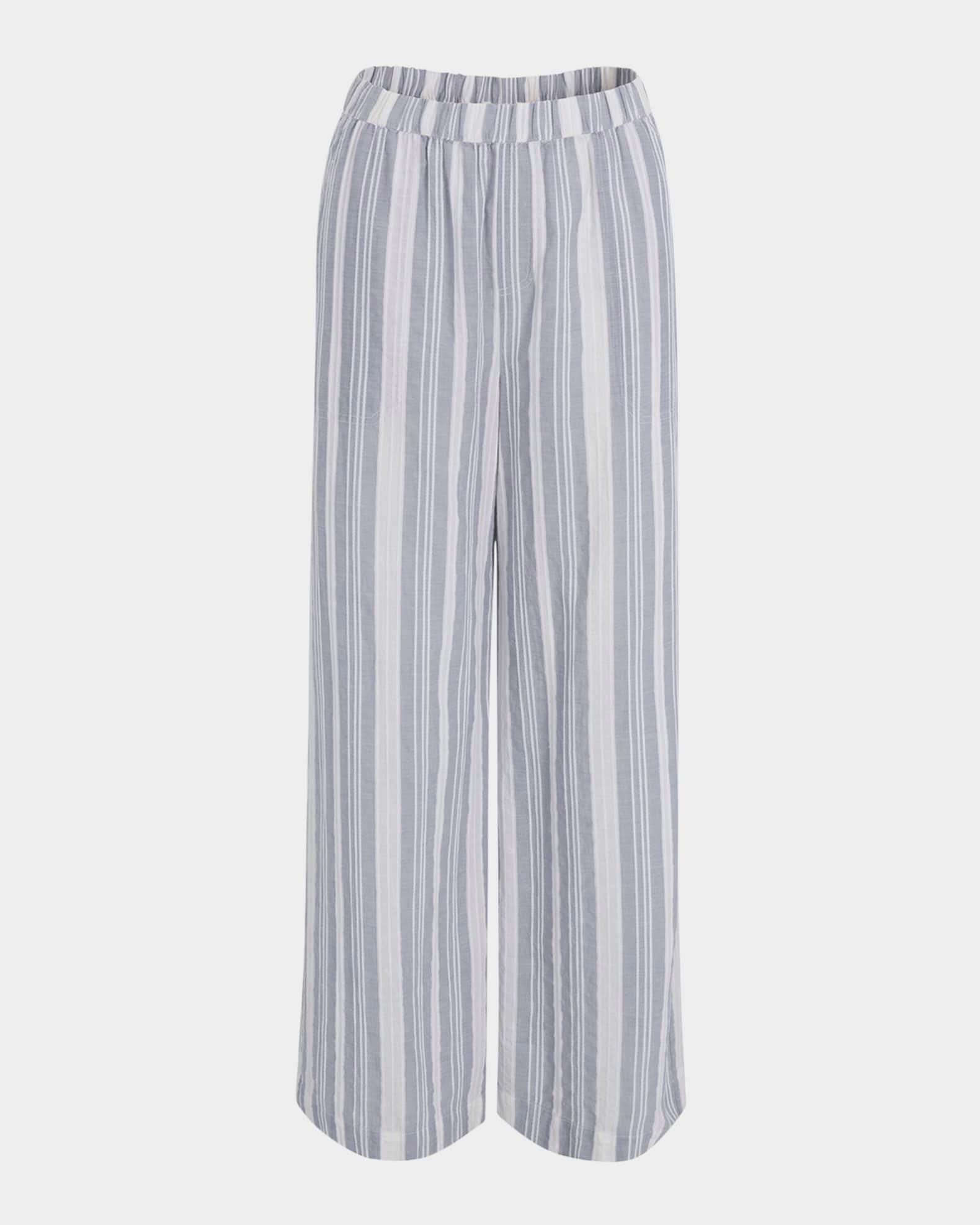 Raegan Striped Linen-Blend Pants Product Image
