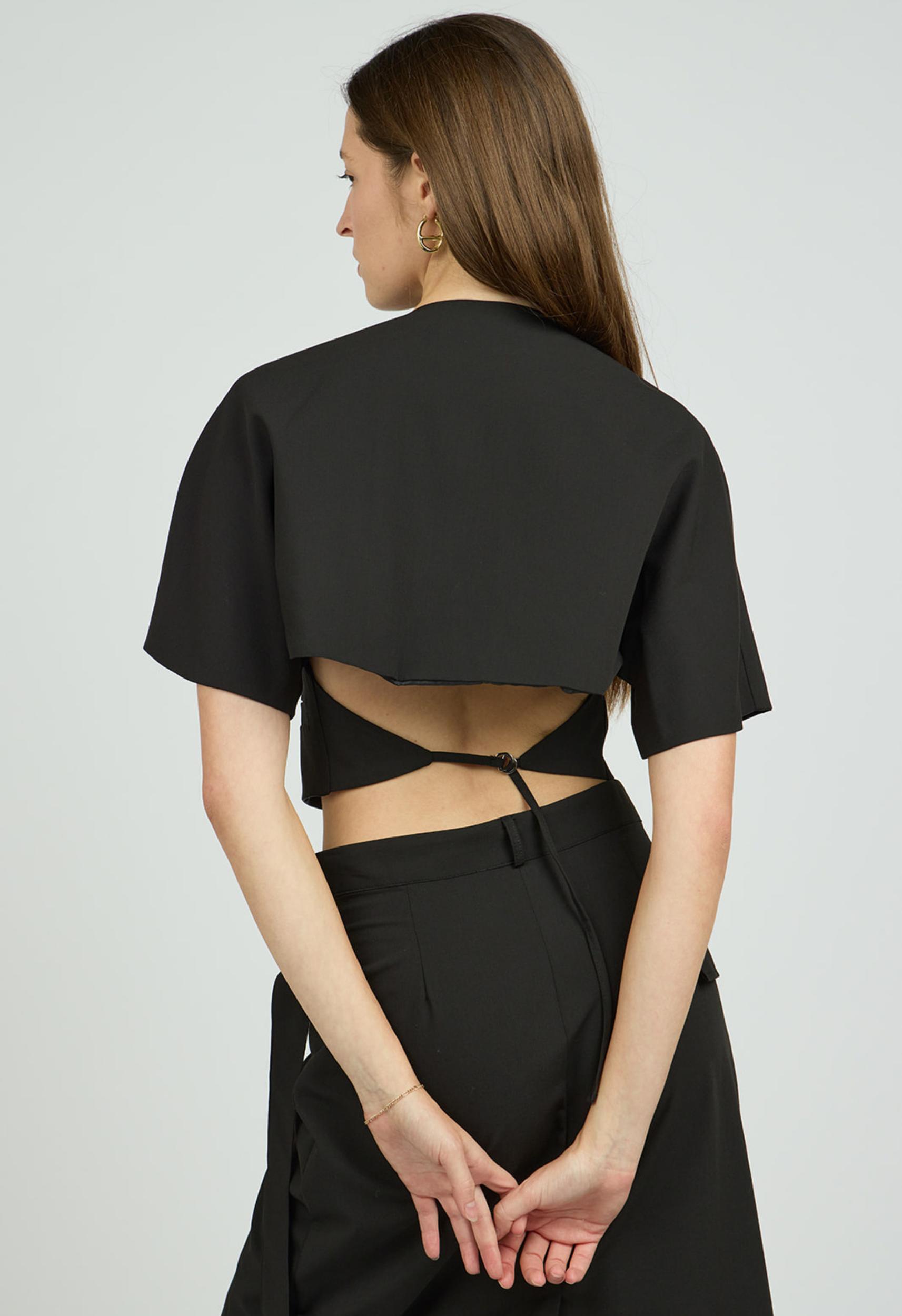 Kingsley Vest Top in Black Product Image