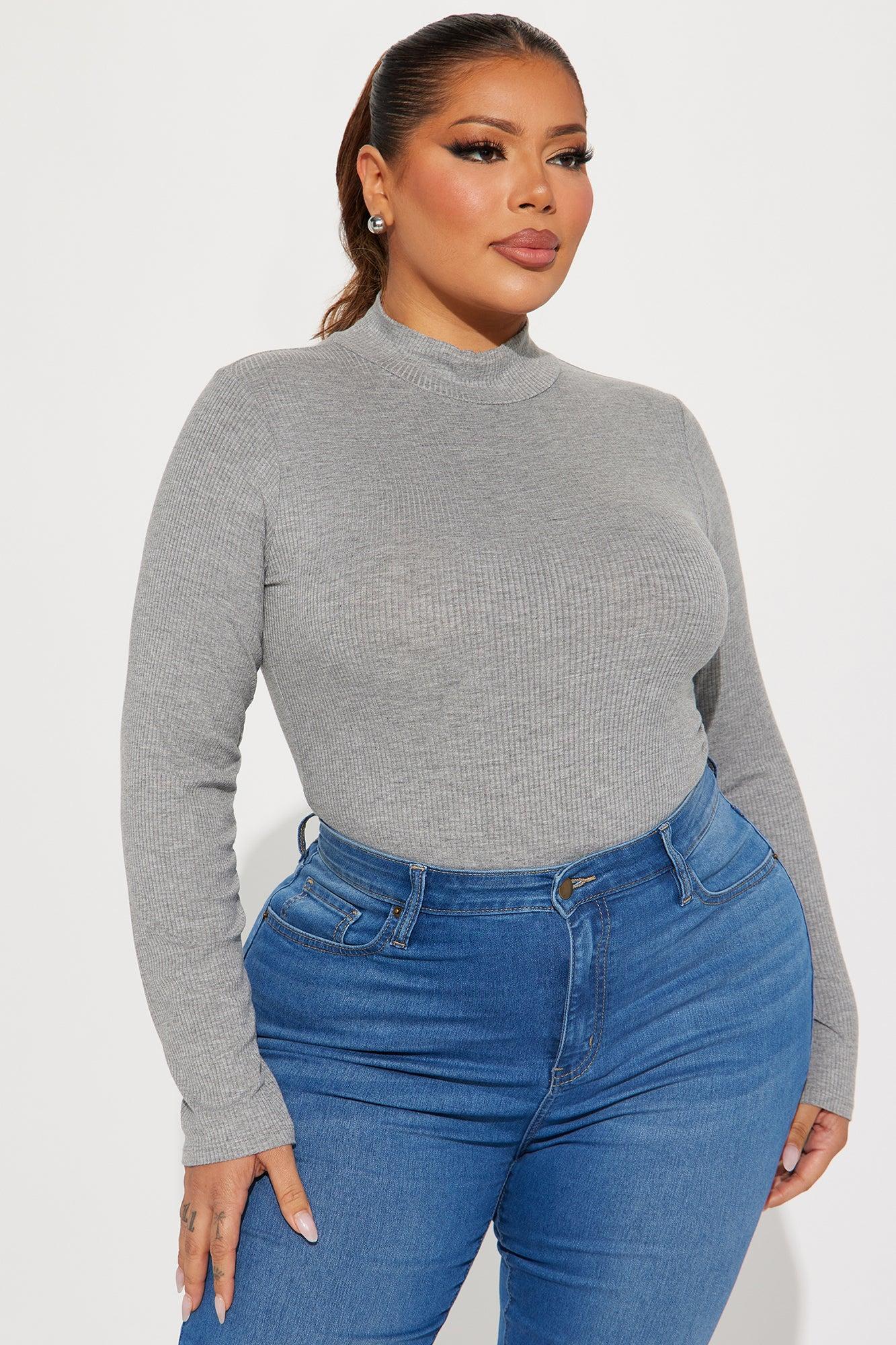 Dana Bodysuit - Charcoal Product Image