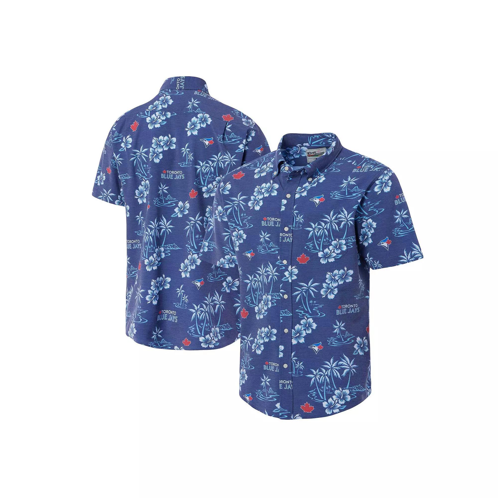 Mens Reyn Spooner Navy Toronto Blue Jays Kekai Button-Down Shirt Jay Blue Product Image