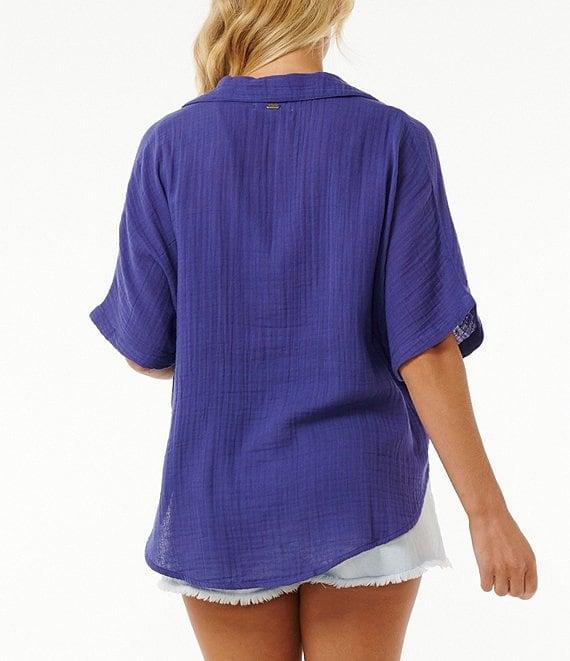 Rip Curl Premium Surf Relaxed Short Sleeve Button Front Woven Coordinating Shirt Product Image