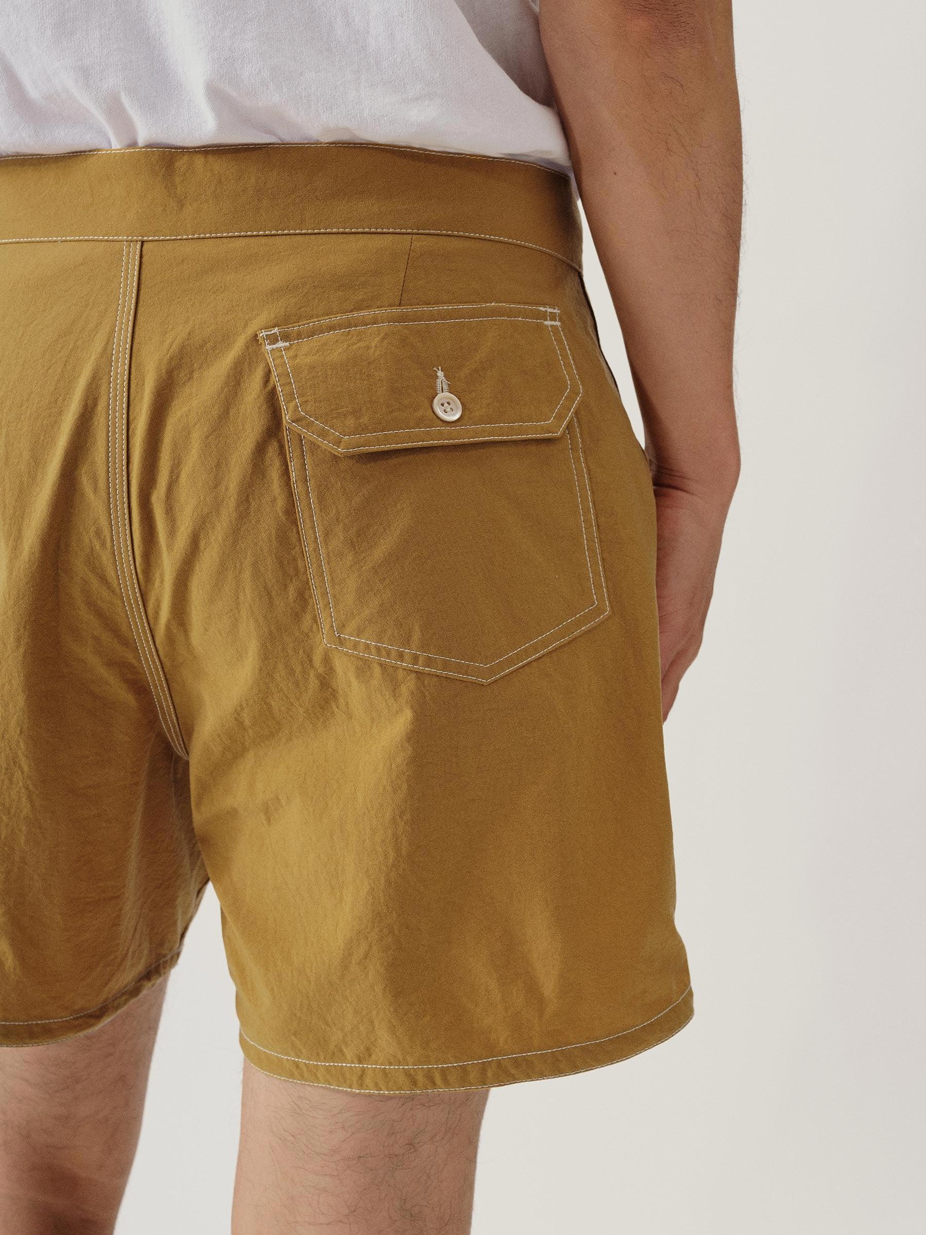 Gold Japanese Oxford Board Short Product Image