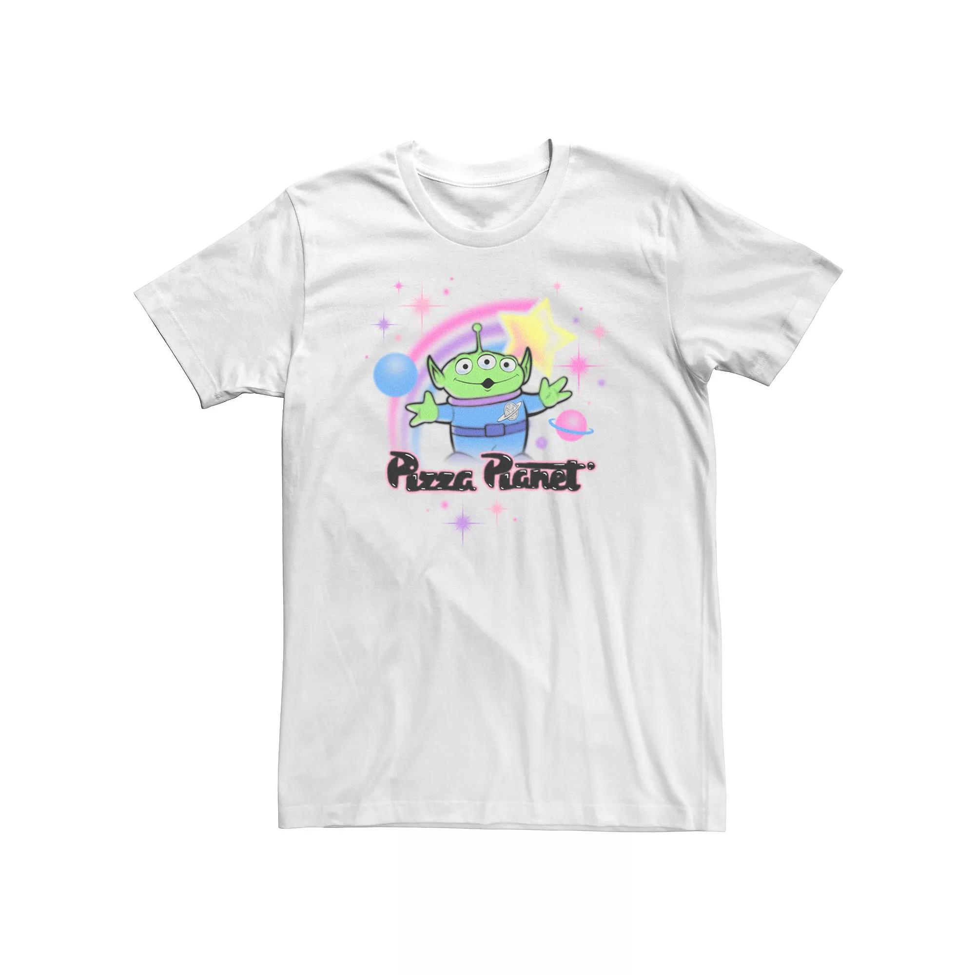 Big & Tall Disney / Pixar Toy Story Alien Pizza Planet Airbrush Tee, Men's,  Product Image
