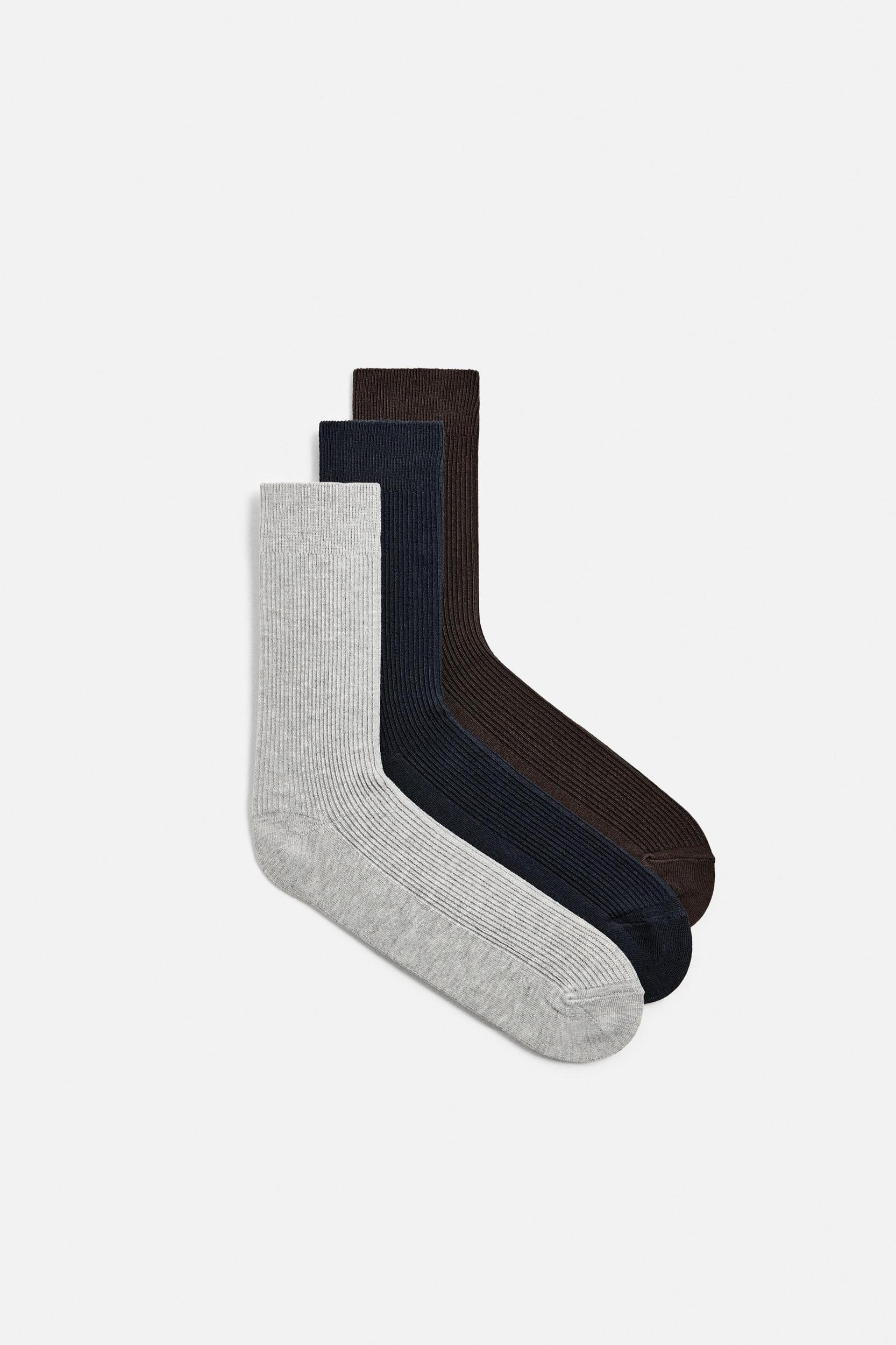 3-PACK OF MATCHING RIB SOCKS Product Image