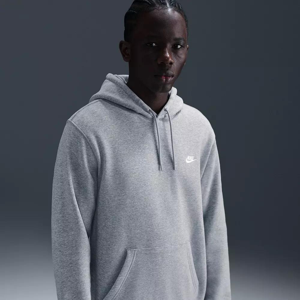 Big & Tall Nike Club Pull-Over Fleece Hoodie, Men's,  Product Image